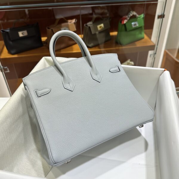 wsxc1782990830532_1 Liu Factory Birkin Togo Leather P0 Gris Grey Silver Hardware 25cm Full Handmade