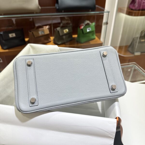 wsxc1782990830532_2 Liu Factory Birkin Togo Leather P0 Gris Grey Silver Hardware 25cm Full Handmade