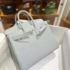 wsxc1782990830532_3 Liu Factory Birkin Togo Leather P0 Gris Grey Silver Hardware 25cm Full Handmade