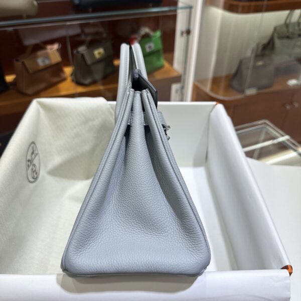 wsxc1782990830532_4 Liu Factory Birkin Togo Leather P0 Gris Grey Silver Hardware 25cm Full Handmade