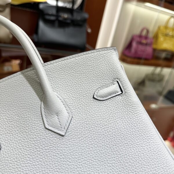 wsxc1782990830532_9 Liu Factory Birkin Togo Leather P0 Gris Grey Silver Hardware 25cm Full Handmade