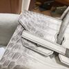 wsxc1782990863581_7 Liu Factory Birkin Matte Crocodile Leather Himalaya Silver Hardware 25cm Full Handmade
