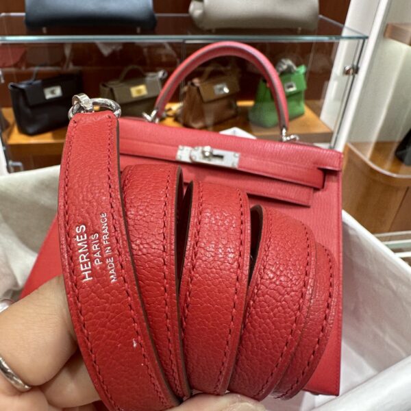 wsxc1782990891522_11 Liu Factory Kelly Chevre Leather Q5 Chinese Red Silver Hardware 28cm Full Handmade