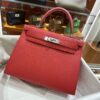 wsxc1782990891522_3 Liu Factory Kelly Chevre Leather Q5 Chinese Red Silver Hardware 28cm Full Handmade