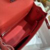 wsxc1782990891522_5 Liu Factory Kelly Chevre Leather Q5 Chinese Red Silver Hardware 28cm Full Handmade