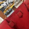 wsxc1782990891561_14 Liu Factory Kelly Chevre Leather Q5 Chinese Red Silver Hardware 28cm Full Handmade