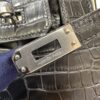 wsxc1782990986112_8 Liu Factory Birkin Matte Alligator Crocodile CK89 Black Silver Hardware 25cm Full Handmade