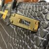 wsxc1782991016972_6 Liu Factory Birkin Matte Alligator Crocodile CK89 Black Gold Hardware 25cm Full Handmade