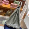 wsxc1782991054011_7 Liu Factory Birkin Shiny Porosus Crocodile CK81 Turtledove Grey Gold Hardware 25cm Full Handmade