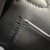 wsxc1782991257275_9 Liu Factory Mini Kelly pochette Swift Leather CK89 Black Silver Hardware 22cm Full Handmade