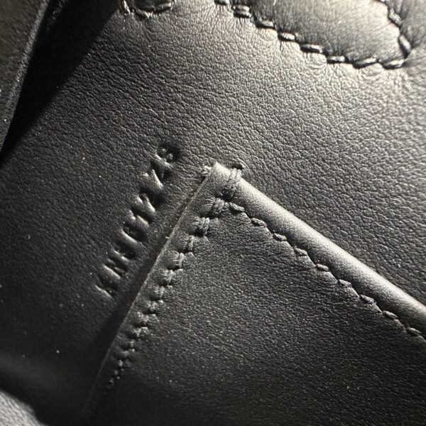 wsxc1782991257275_9 Liu Factory Mini Kelly pochette Swift Leather CK89 Black Silver Hardware 22cm Full Handmade