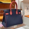 wsxc1784649183313_2 Liu Factory Factory Birkin Epsom Leather Gem Blue & Red Gold Hardware 30cm Full Handmade