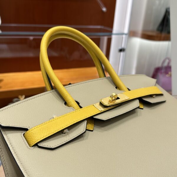 wsxc1784649237630_1 Liu Factory Factory Birkin Epsom Leather Khaki & Yellow Gold Hardware 30cm Full Handmade