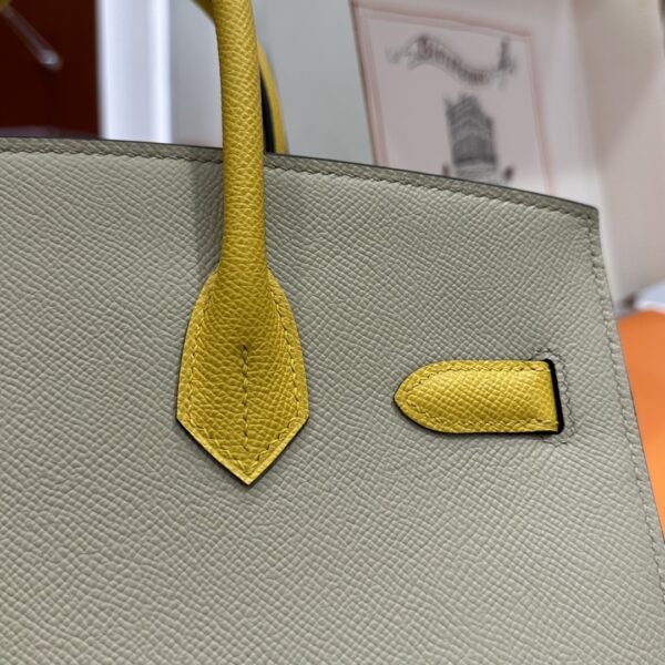wsxc1784649237630_3 Liu Factory Factory Birkin Epsom Leather Khaki & Yellow Gold Hardware 30cm Full Handmade