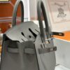 wsxc1784649265107_2 Liu Factory Factory Birkin Epsom Leather Deep Grey Silver Hardware 25cm Full Handmade