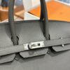 wsxc1784649265107_6 Liu Factory Factory Birkin Epsom Leather Deep Grey Silver Hardware 25cm Full Handmade