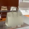 wsxc1784649295229_5 Liu Factory Factory Birkin Epsom Leather Cream White Gold Hardware 25cm Full Handmade
