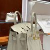 wsxc1784649297780_1 Liu Factory Factory Birkin Epsom Leather Cream White Gold Hardware 25cm Full Handmade