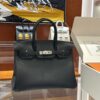 wsxc1784907016666_0-1 Liu Factory Factory Birkin Swift Leather Black & Red Silver Hardware 30cm Full Handmade