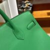 wsxc1784907051423_5 Liu Factory Factory Birkin Swift Leather Bamboo Green Silver Hardware 30cm Full Handmade