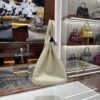 wsxc1784907083510_1 Liu Factory Factory Birkin in & out Swift Leather White Silver Hardware 25cm Full Handmade