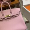 wsxc1784907133271_4 Liu Factory Factory Birkin Swift Leather 3Q Sakura Pink Gold Hardware 25cm Full Handmade